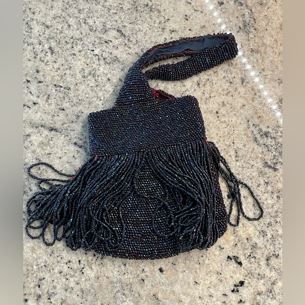 Antique 1914 Flapper Beaded Bag